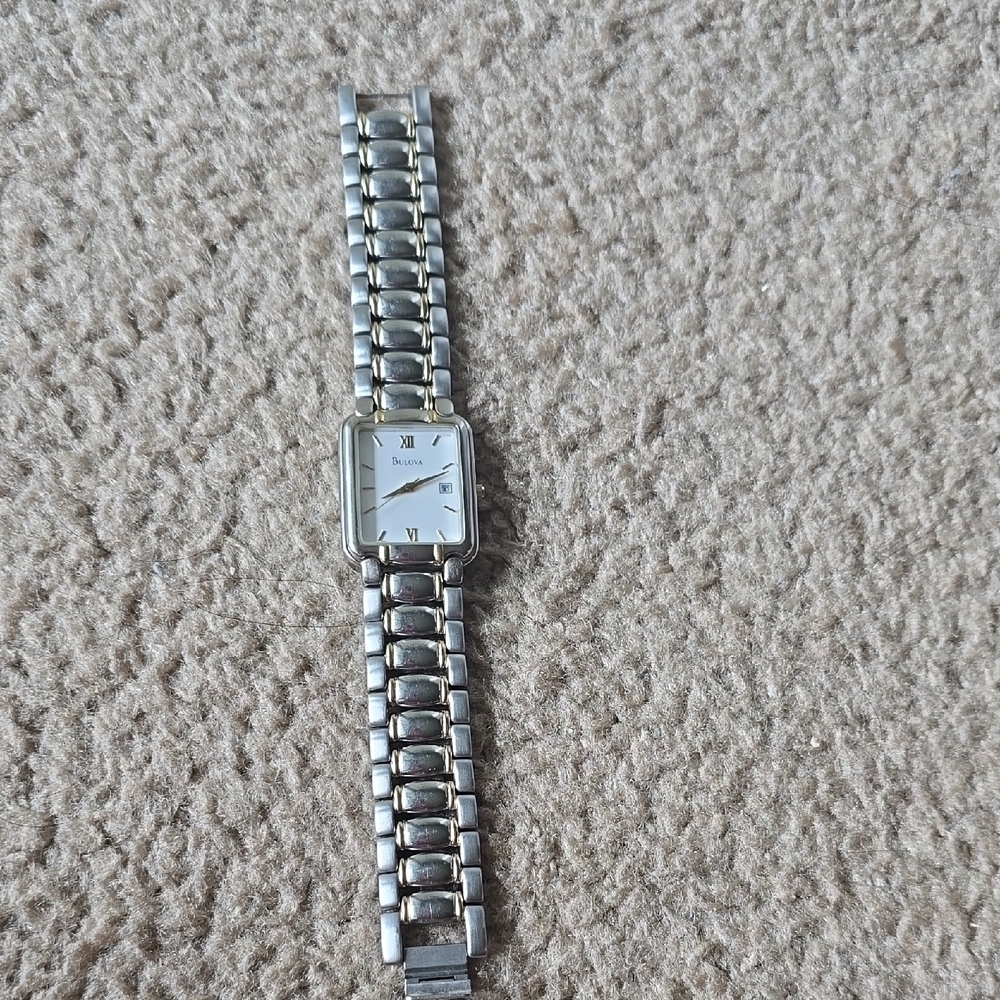 Silver and Gold Watch